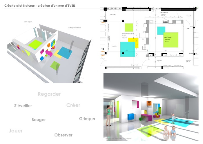 Construction d'une crche de 40 places  Toulouse - ILOT NATURA : A3 meuble a ranger 04.02